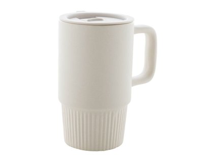 Keramický cestovný hrnček 420ml , natural (Farba natural)