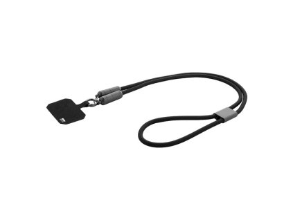 60W kábel na mobilný telefón RPET s pútkom , Black (Farba Black)