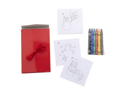 Vianočná sada na vyfarbenie , Red (Farba Red)