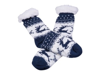Vianočné ponožky , dark blue (Farba dark blue)