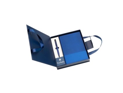 Sada zápisník A5 a pero CHANTAL , Blue (Farba Blue)