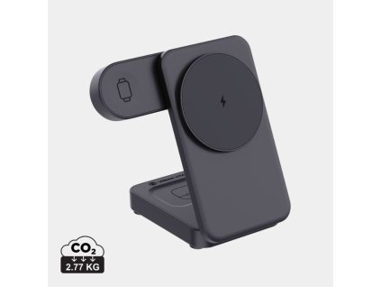 Magnetická nabíjačka 3v1 / 15W , Black (Farba Black)