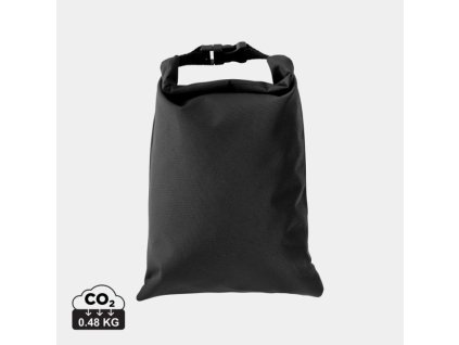 Skladateľná desiatová taška 30x20 cm , Black (Farba Black)