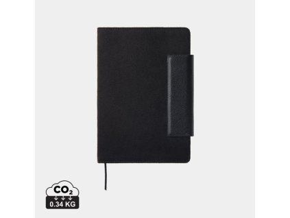 Zápisník A5 Vinga Marlow , Black (Farba Black)