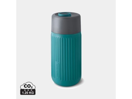 Cestovný sklenený pohár 340 ml Black+Blum , turquoise (Farba turquoise)