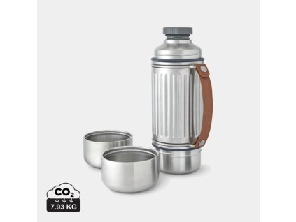 Nerezová termoska 1000 ml s pohármi Black+Blum , Grey (Farba Grey)