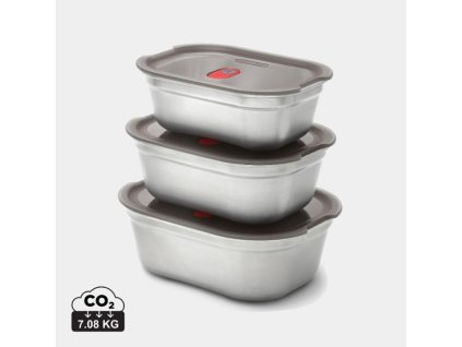 Sada 3 nerezových obedárov Black+Blum , Grey (Farba Grey)