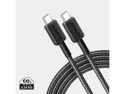 USB-C na USB-C kábel 1,8 m 60 W , Grey (Farba Grey)