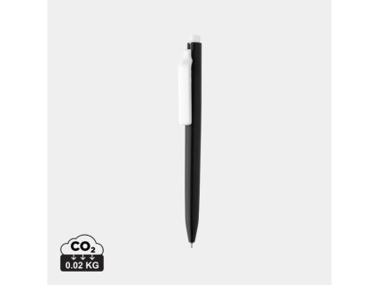 Guľôčkové pero Vibe z R-ABS s ultra hladkým atramentom , Black (Farba Black)