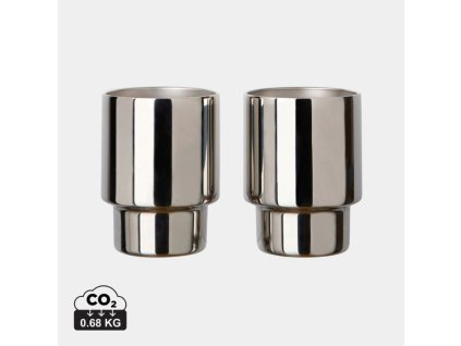 Nerezové poháriky, sada 2 ks , reflecting (Farba reflecting)