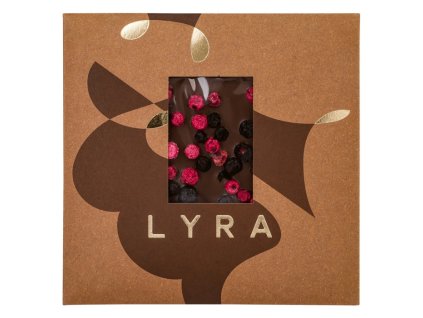 LYRA čokoláda ríbezle a čučoriedky (80g) , Red (Farba Red)