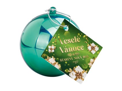 Vianočná ozdoba s pralinkami (70g) , turquoise (Farba turquoise)