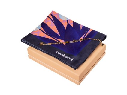 Sada - šatka a náramok , dark blue (Farba dark blue)