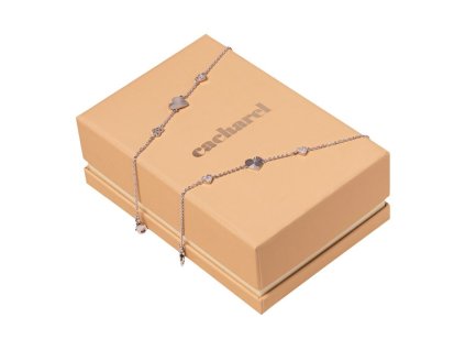 Sada - náhrdelník a náramok , Silver (Farba Silver)