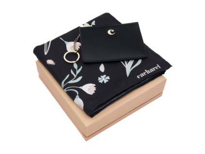 Sada - šatka a náramok , Black (Farba Black)