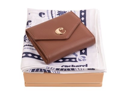 Sada - šatka a peňaženka , Brown (Farba Brown)