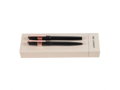 Sada - roller a guľôčkové pero , Black (Farba Black)