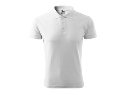 Pique Polo Polokošeľa pánska (Velikost S, Varianta biela)