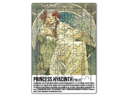 Puzzle Alfons Mucha - Princezná , mixed (Farba mixed)