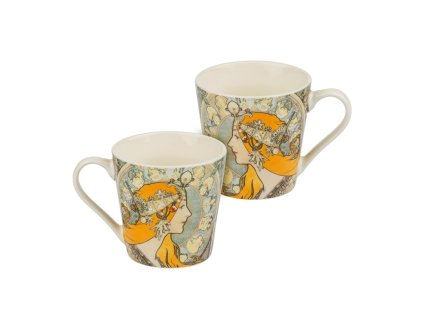 Hrnček Alfons Mucha - Zodiac , mixed (Farba mixed)