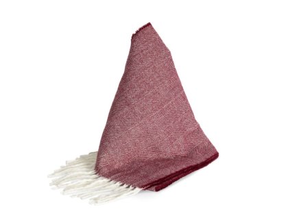 Tkaný šál , wine/natural (Farba wine/natural)