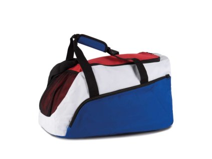Športová taška , reflex blue/white/french red (Farba reflex blue/white/french red)