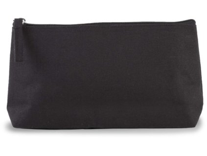Toaletná taška z plátna , Black (Farba Black)