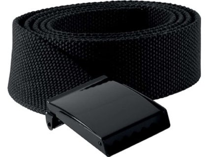 Polyesterový opasok (uni veľkosť) , Black (Farba Black)