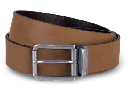 Kožený opasok 125 cm , cognac (Farba cognac)
