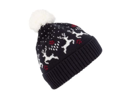 Vianočná zimná čiapka , night navy/natural (Farba night navy/natural)