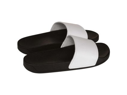 Unisex šľapky , black/white, 37 (Farba black/white, Velkost 37)