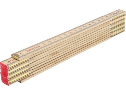 Skladací drevený meter 2m , Brown (Farba Brown)