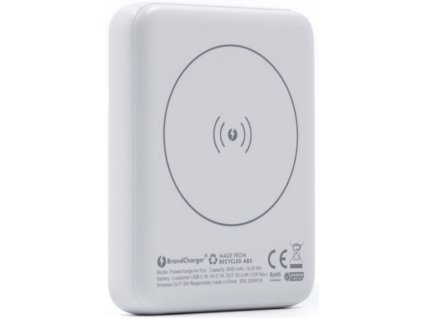 Bezdrôtová powerbanka 5000 mAh/15W , white (Farba white)