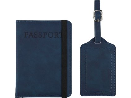 Obal na pas a visačka na batožinu , Blue (Farba Blue)