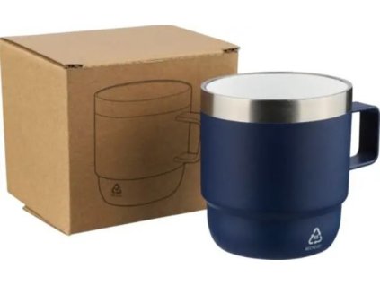 Nerezový dvojstenný hrnček (180 ml) , Blue (Farba Blue)