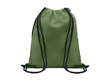 Veľké vrecúško z 300D RPET , army green (Farba army green)