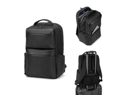 Vodeodolný batoh na notebook , Black (Farba Black)