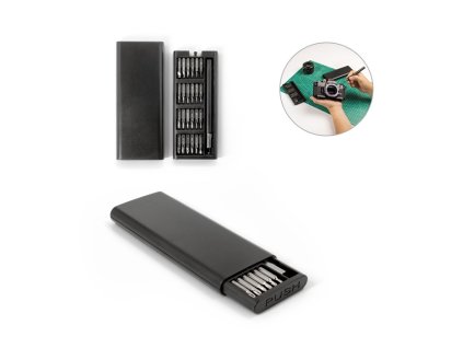 Sada skrutkovačov s magnetickými hrotmi , Black (Farba Black)