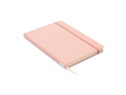 Zápisník A5, RPET obálka , baby pink (Farba baby pink)