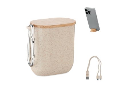 Sada káblov v obale , Beige (Farba Beige)