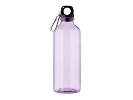 Fľaša z RPET (500 ml) s karabínkou , transparent violet (Farba transparent violet)