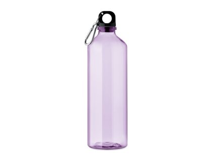 Fľaša z RPET (750 ml) s karabínkou , transparent violet (Farba transparent violet)