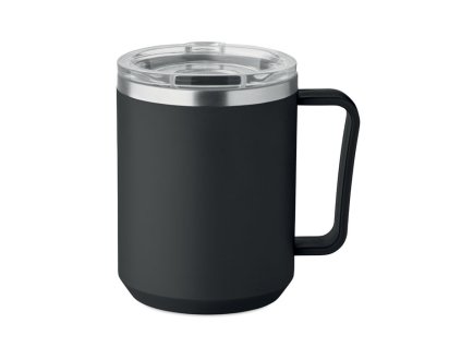 Nerezový termohrnček (400 ml) , Black (Farba Black)