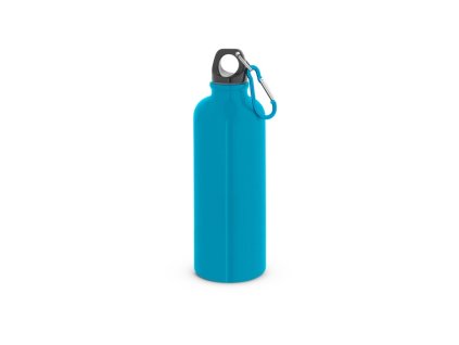 Nerezová fľaša s karabínkou (550 ml) , light blue (Farba light blue)