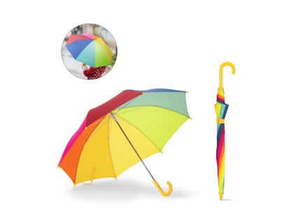 Detský farebný dáždnik (74,5 cm) , mixed (Farba mixed)