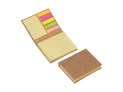 Korkový memoblok , Beige (Farba Beige)