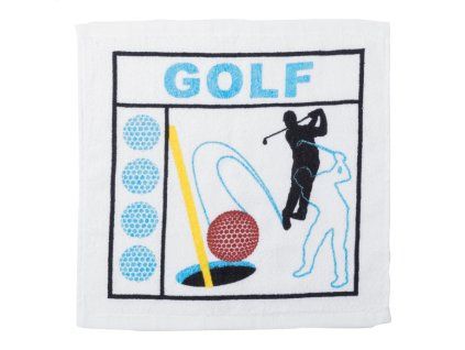 Stlačený uterák - golf , white (Farba white)