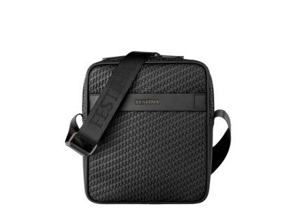 Taška cez rameno INTERLACE , Black (Farba Black)