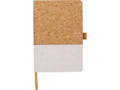 Zápisník A5 s gumičkou na pero , white (Farba white)