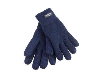 Junior Classic Fully Lined Thinsulate™ Gloves , Navy (Farba Navy)